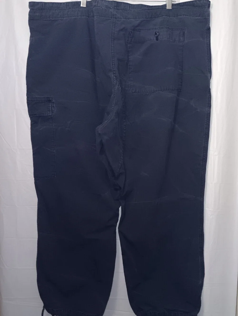 POLO RALPH LAUREN NAVY BLUE DRAWSTRING WAIST CARGO JOGGER STYLE PANTS